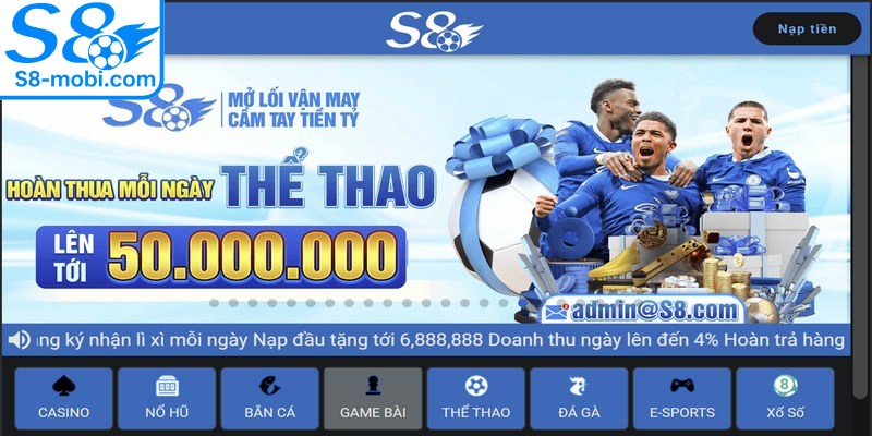 Giải đáp thắc mắc hay gặp trong quá trình nạp tiền S8